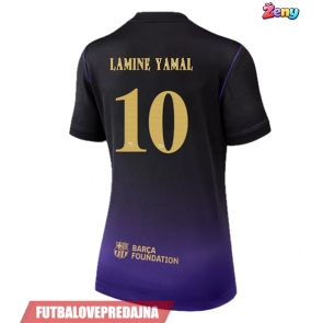 Lacne Ženy Futbalové dres Barcelona Lamine Yamal #10 2026-27 Krátky Rukáv - Preč